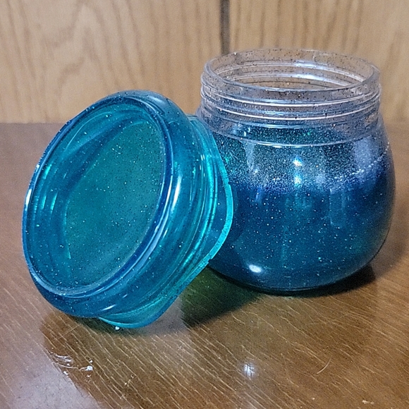 Sparkly Handcrafted Resin Jar - Picture 2 of 2